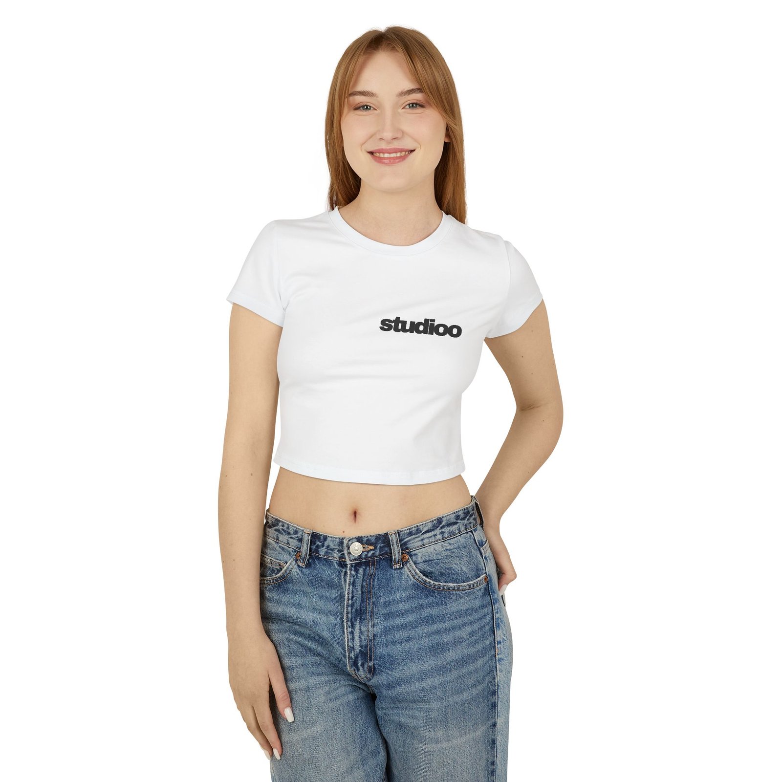 Stylish Women's Baby Tee - Casual Graphic Top