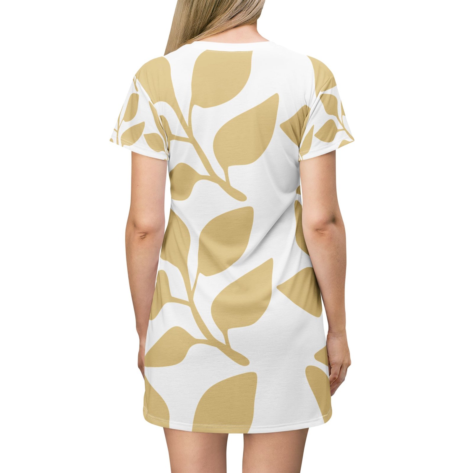 Botanical Print T-Shirt Dress - Image 2