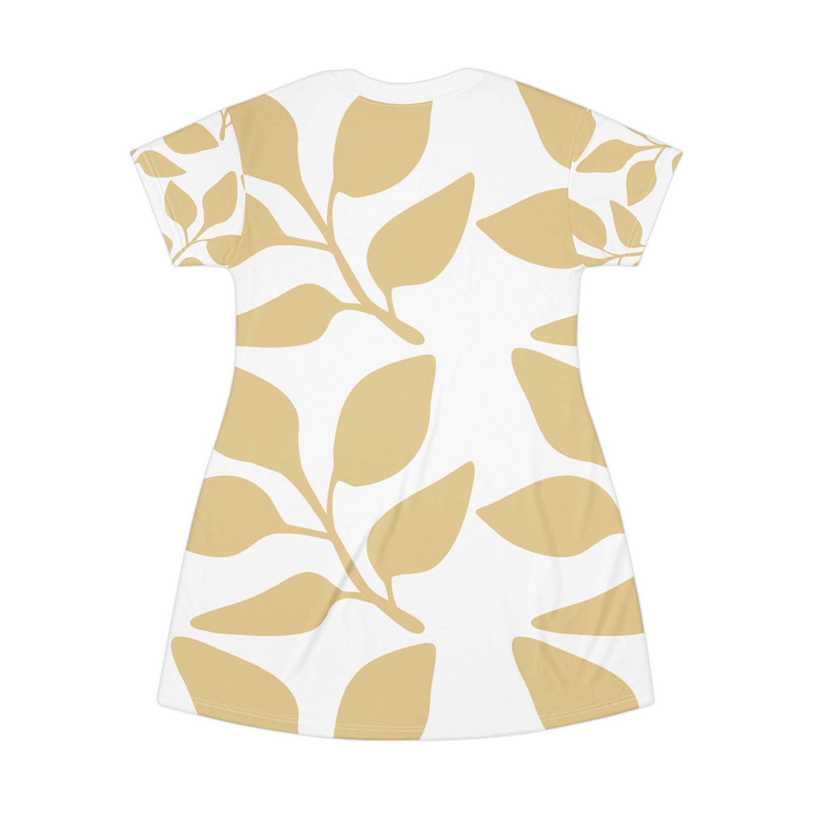 Botanical Print T-Shirt Dress - Image 4